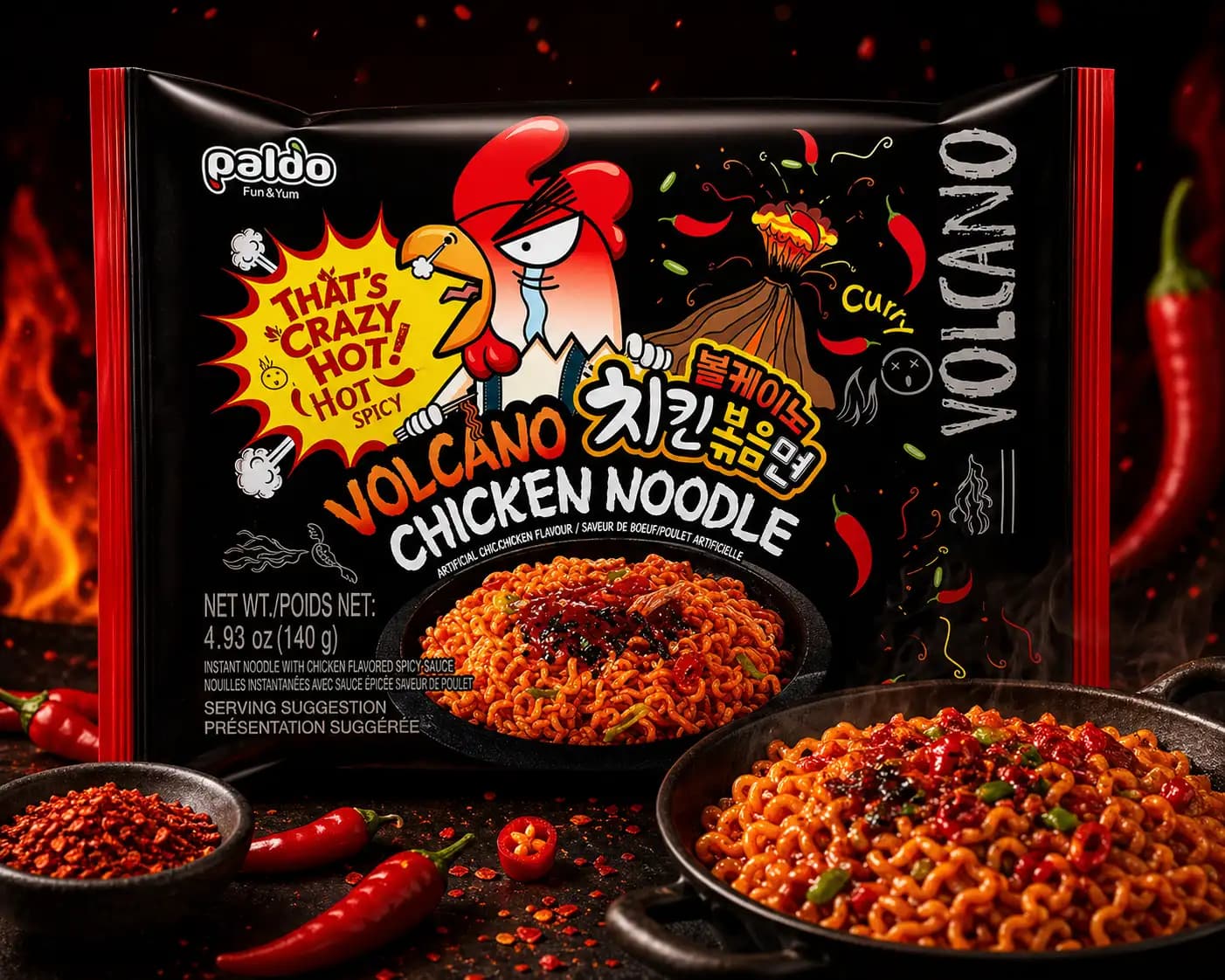 بالدو (Volcano Hot Chicken)